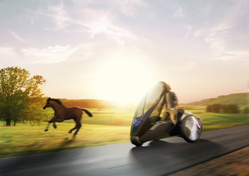 Illustration for article titled You Drive This Crazy Toyota Concept Vehicle With Your Whole Body